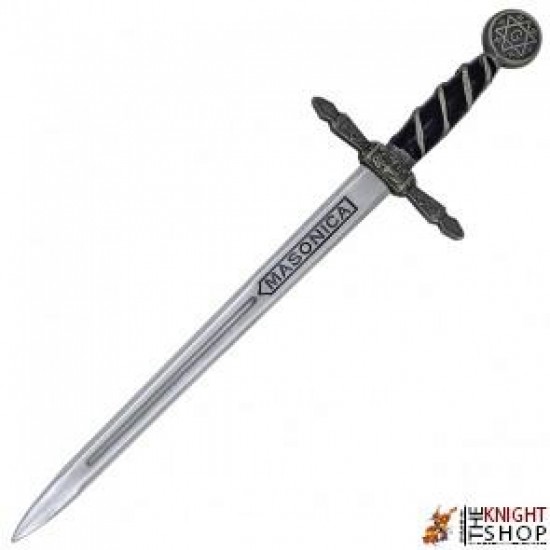 Gladius Masonica mini levélbontó kard, ezüst